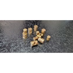 Kobber indsats til finne og foil.