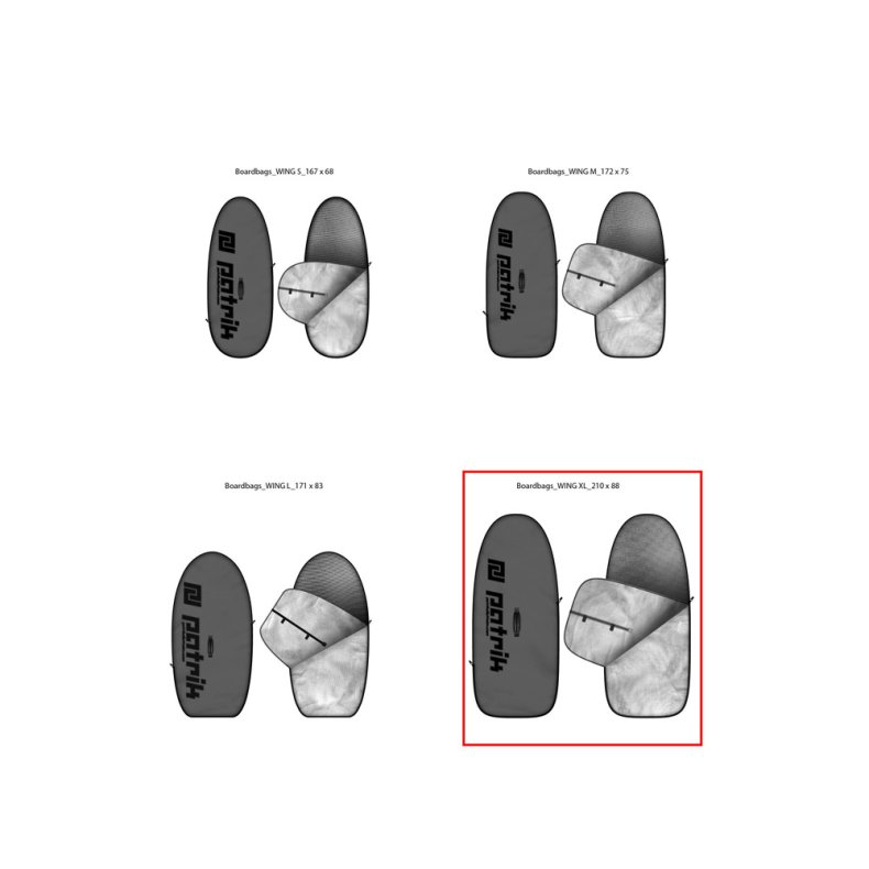 PATRIK Boardbag Wingboards.